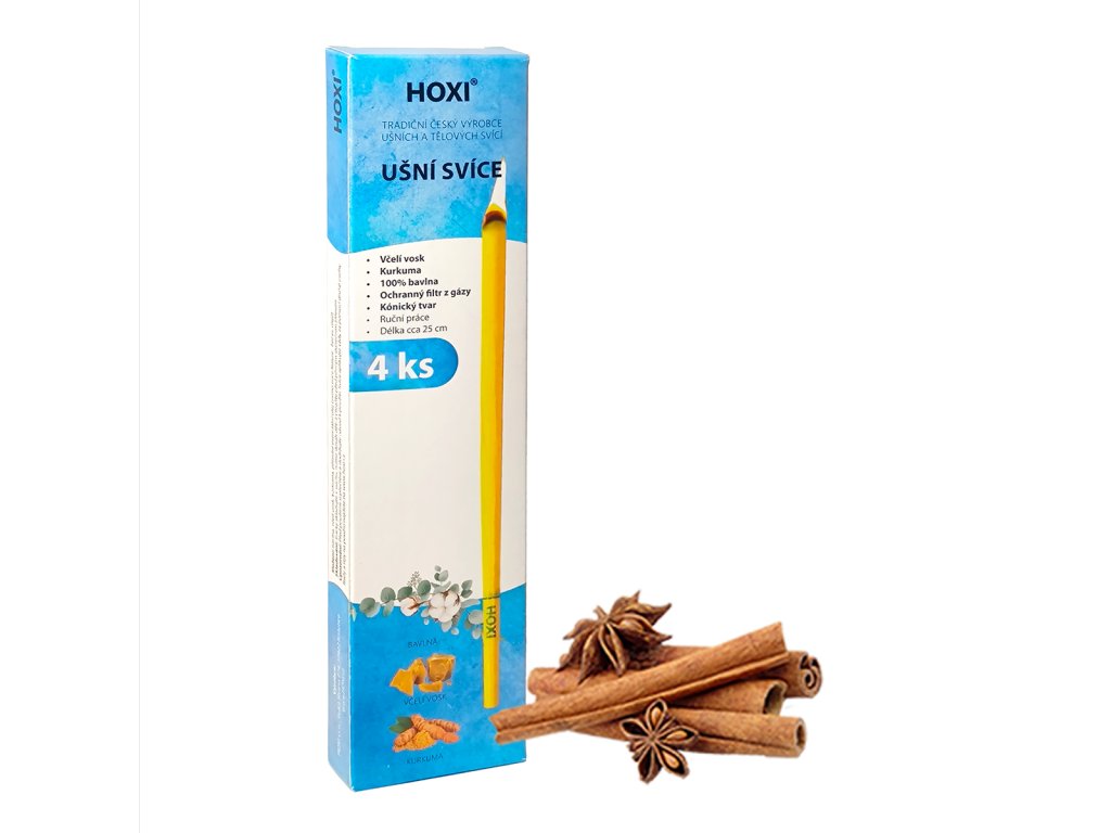 Ušné sviečky — krabička 4 ks