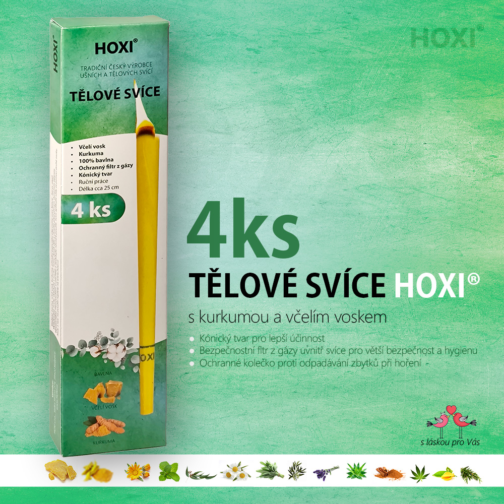 HOXI® Aloe Vera – 4 ks v krabičce