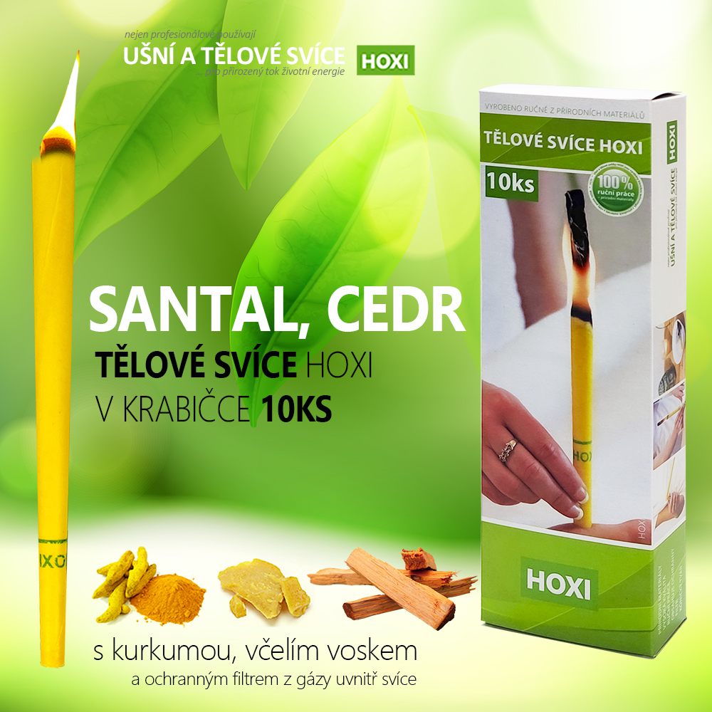 HOXI® Santal + Cedr – 10 ks v krabičce