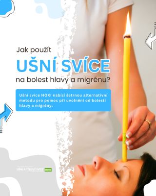 🍀 Trápí vás bolest hlavy nebo migréna? Zkuste tradiční šetrnou metodu s ušními svícemi HOXI. Připravili jsme pro vás...