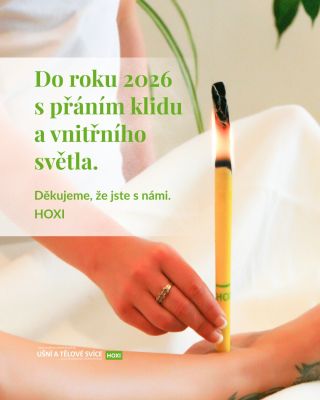Do roku 2026 vám přejeme klid a vnitřní světlo. Děkujeme za vaši důvěru a za to, že jste s námi. HOXI 🤍 Váš výrobce ušních...